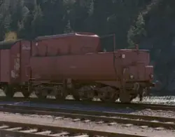 Vannvogn litra Xb nr. 7302, gammel tender fra damplokomotiv 