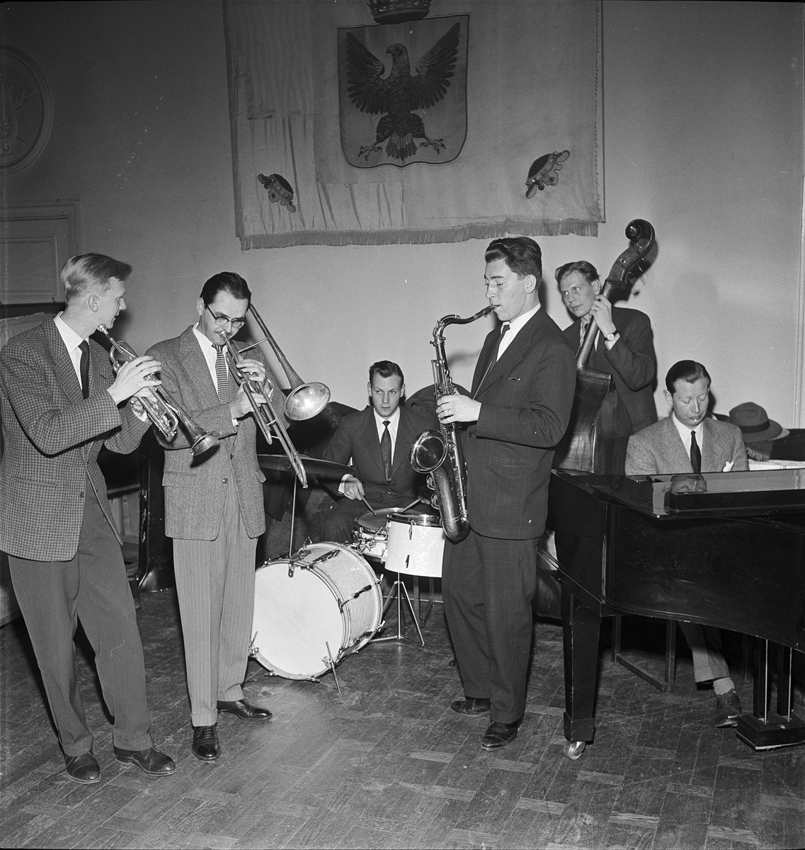 Gert Sundevalls orkester, Uppsala 1956