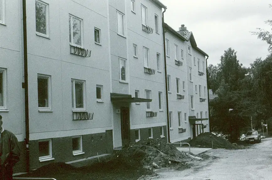 Trollbäckens centrum 1993.