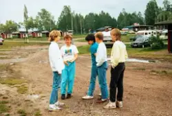Skoletur. Elever fra Kjeverud Skole i Ottestad på klassetur 