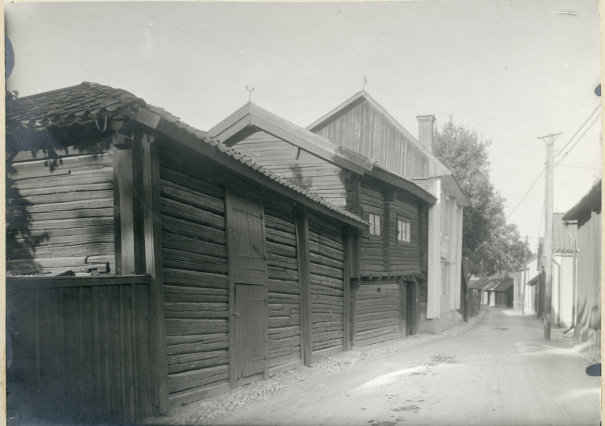 Arboga sf.
Gatupparti vid Ahllöfsgatan, 1925.