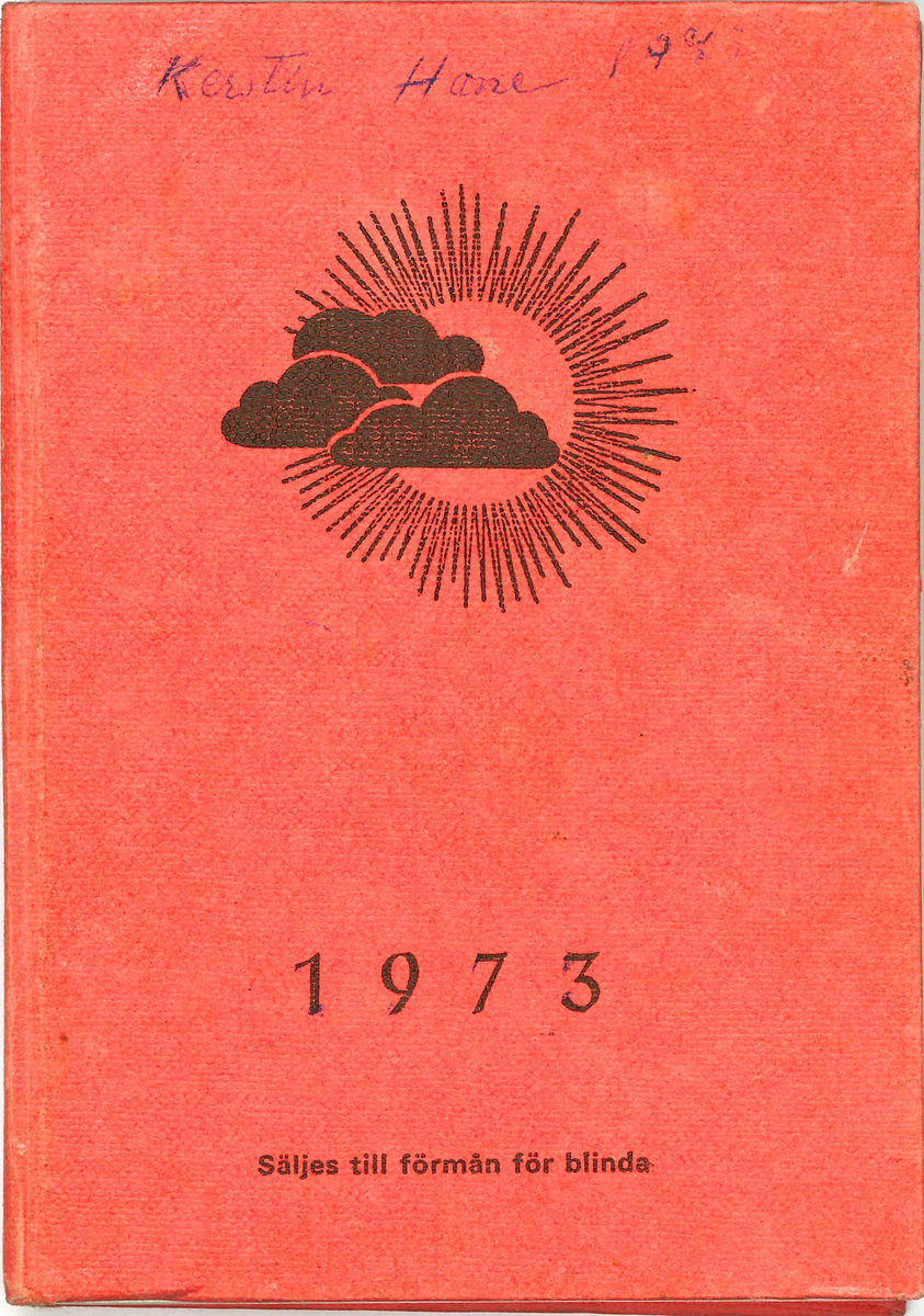 Dagbok efter Kerstin Hane i Norra Gröntuv år 1973