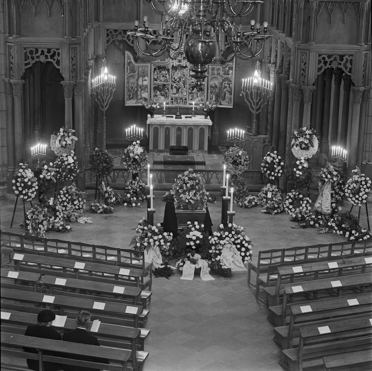 Begravning, Ahlcrantz syster, Uppsala, 1956