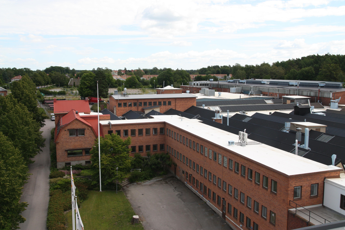 Byggnader, Bahco, Fanna industriområde, Enköping, Uppland 2012