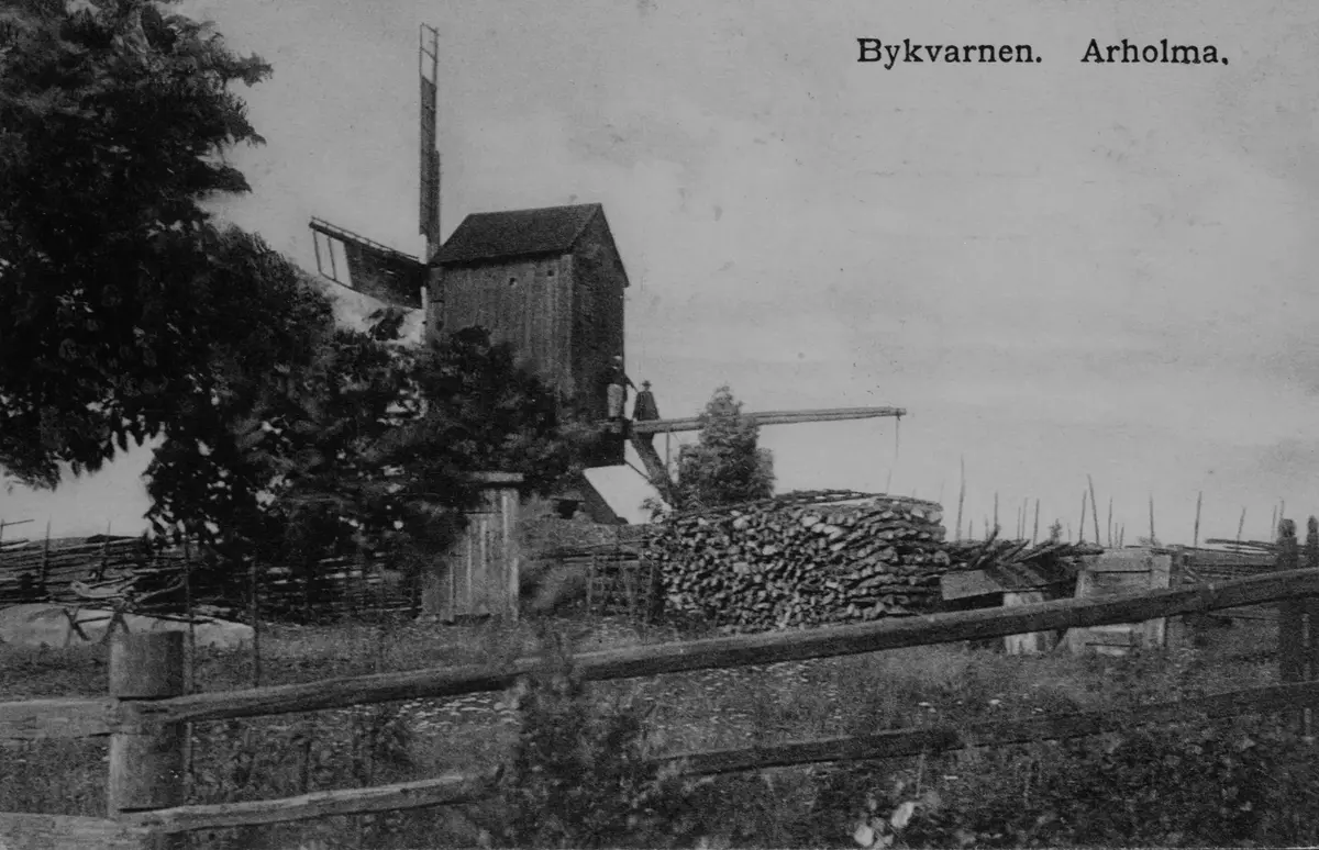 Bykvarnen på Arholma, omkring 1910.