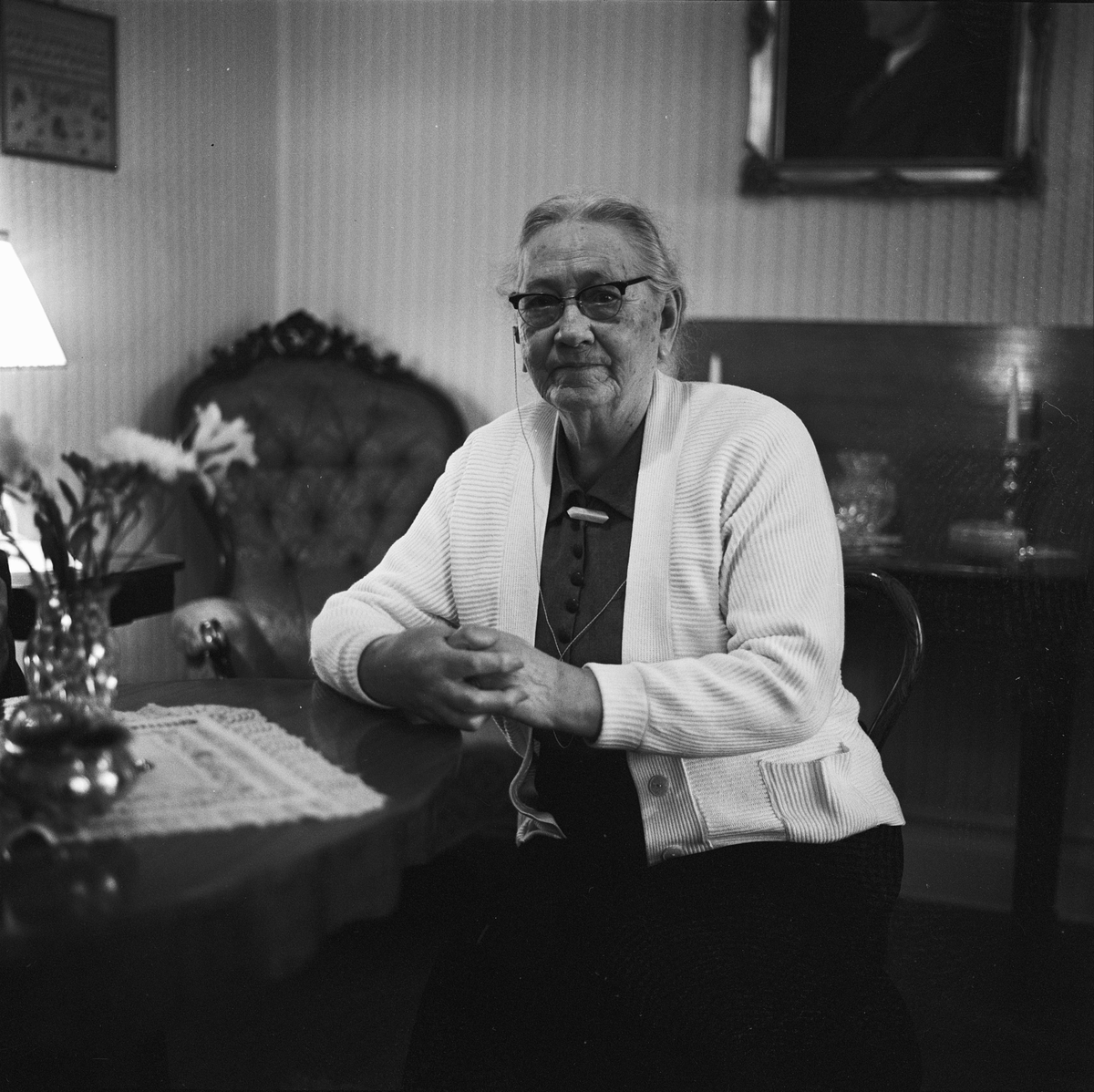 Kvinna på Borgarhemmet, Uppsala 1962