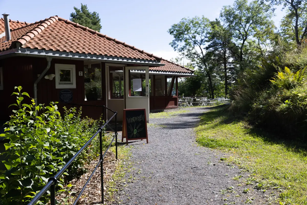 Fasaden på Rohdeløkken Kafé