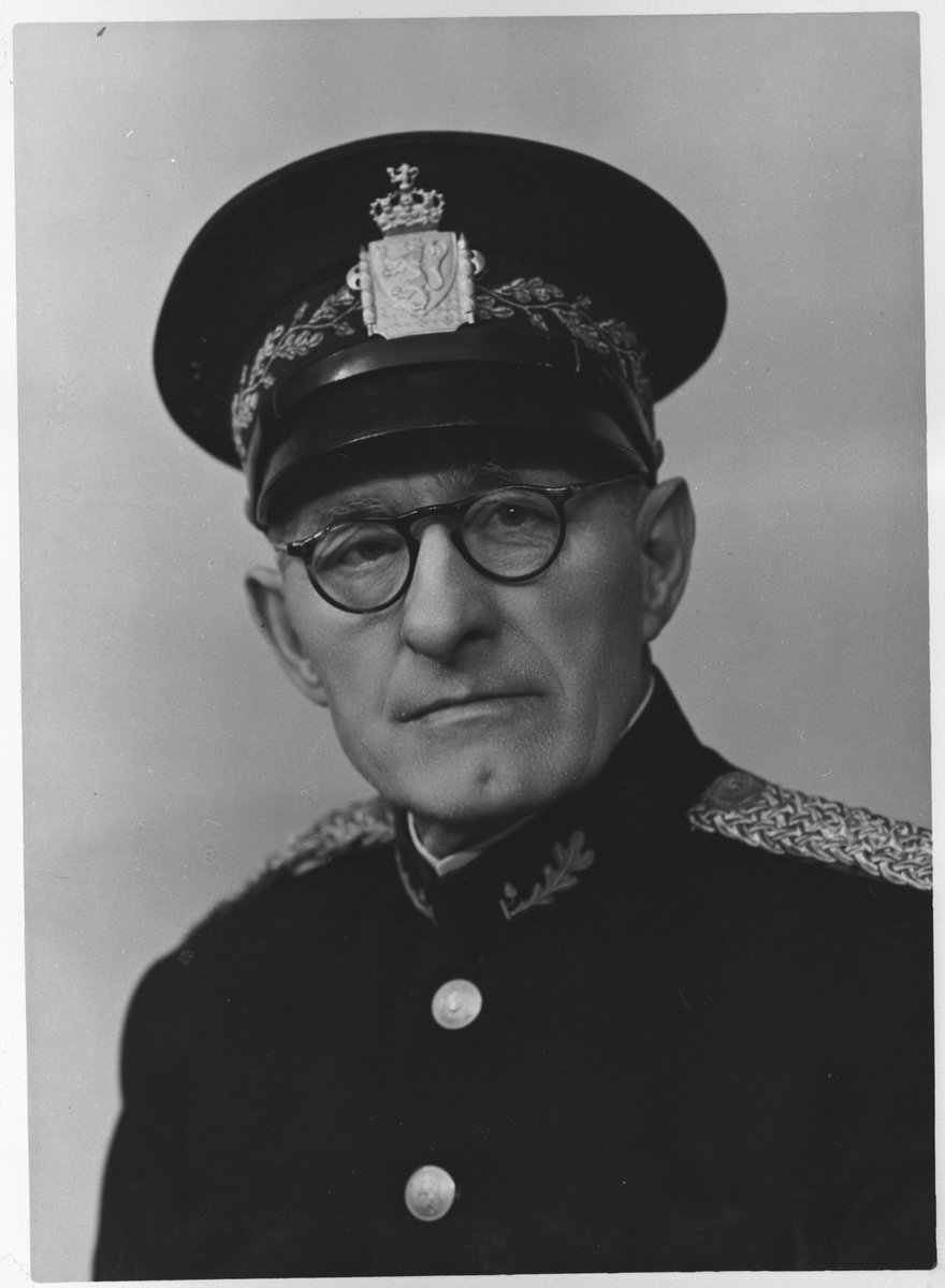 Portrett av Lauritz Rode, politimester.