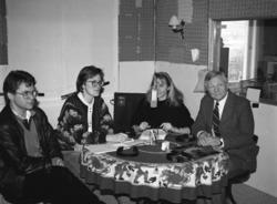 Leger i Nesset..Bildet er tatt i studioet til Nesset radio. 