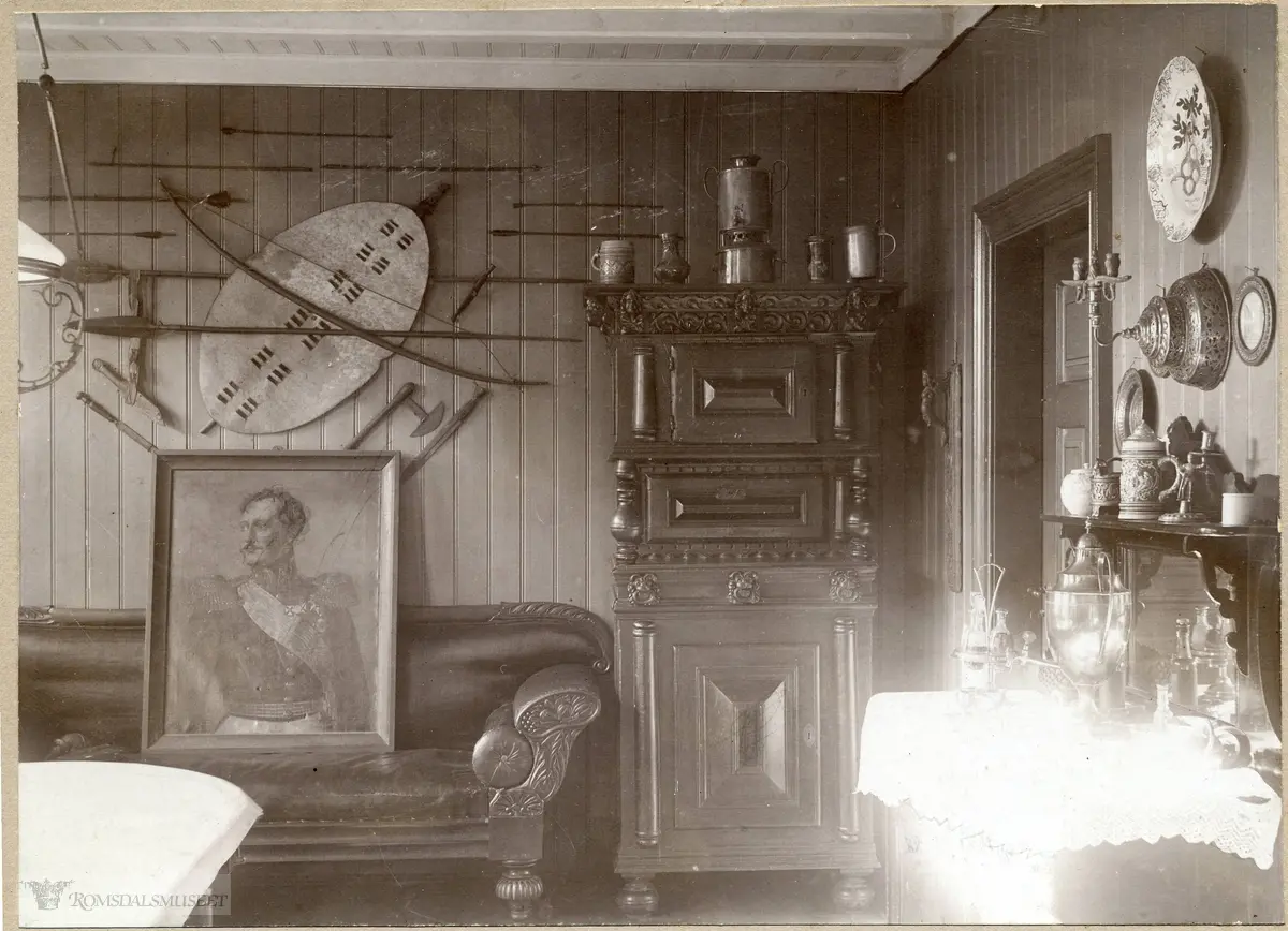Innredning i Zieglers hjem i Olsmedbakken i Molde.