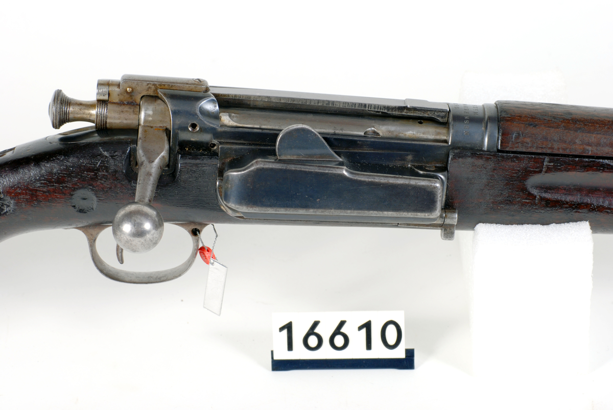 Prøvegevær 6,5x55 Krag Jørgensen 1893