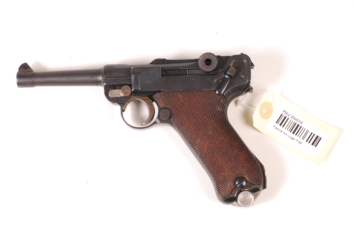 Pistol 9mm Luger P.08.