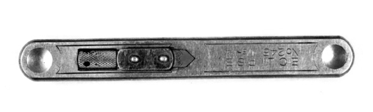 Håndtak til gjengetapper. 
Fra knivmakerverkstedet til Lutnes (1890-1975). 