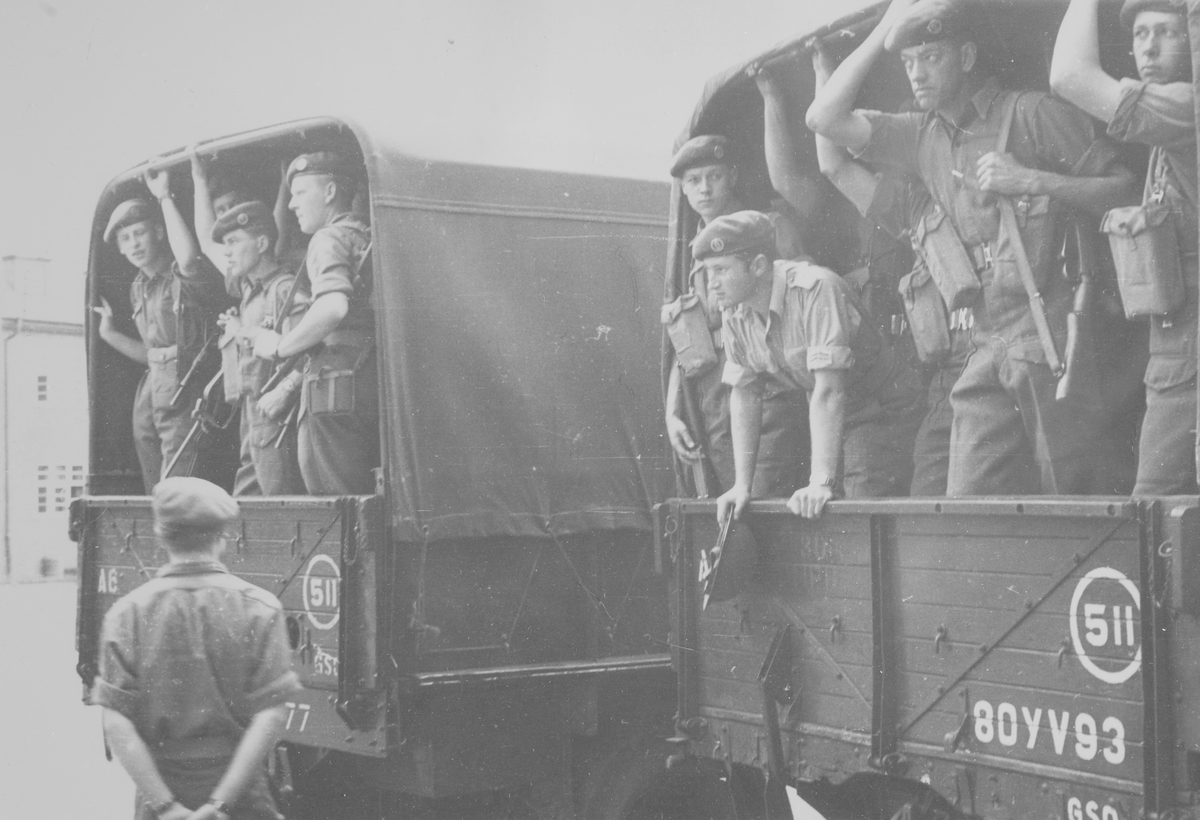 Soldater i lastebiler, Brig. 511.