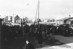 Ordfører Jentoft Jensens begravelse.