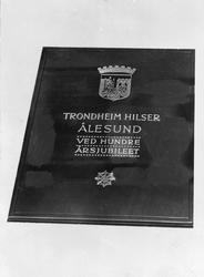 Hilsen fra Trondheim i anledning Ålesunds 100-årsjubileum