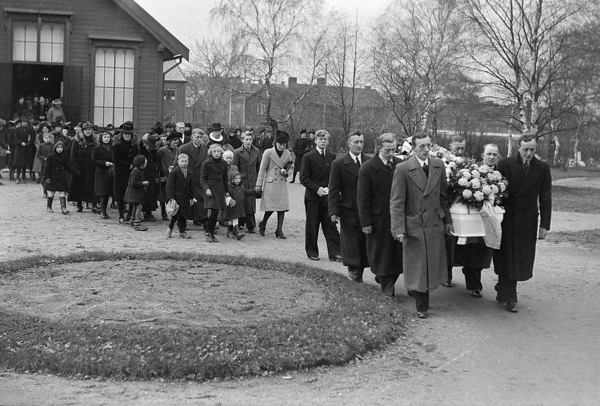 Gunhild Olsens begravelse