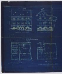 Vaaningshus for Hr. Ole Flem Grimmergaden [Arbeidstegning]