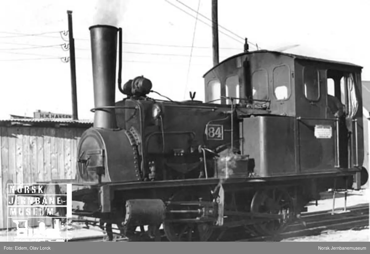 NSB skiftedamplokomotiv type 7a nr. 84