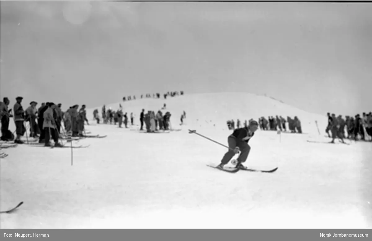 Skiløpere i nærheten av Finse