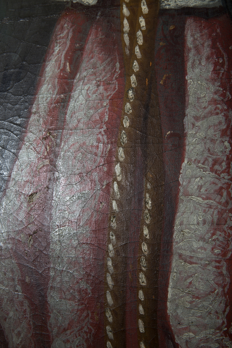 Portrett av kong Frederik 5 i kroningsdrakt.