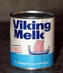Vikingmelk, tom boks