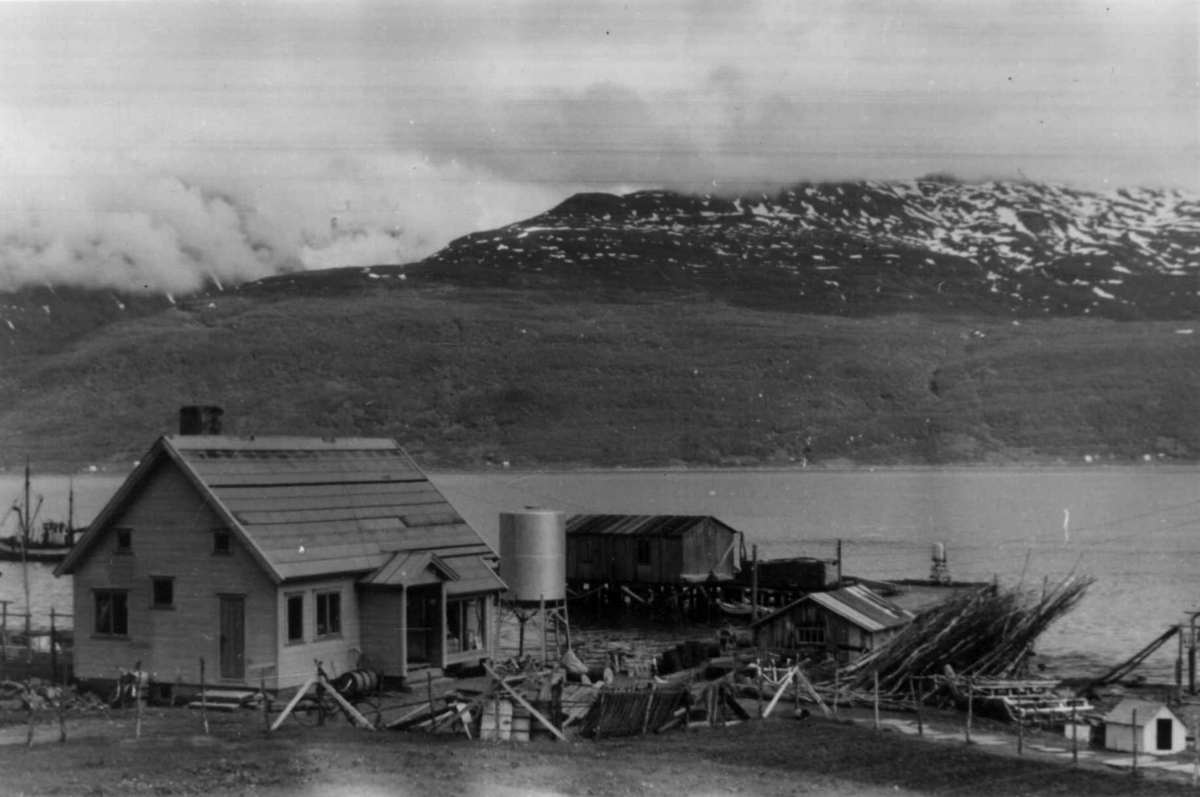 Bryggen i Manndalen, 1953.