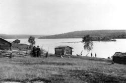 Skolteboplass på Nakholmen, Vaggetem, Finnmark, før 1900. St