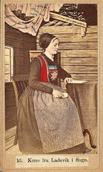 13. Kone fra Ladevig i Sogn.