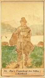 70. Fin fra Salten i Nordland, Vinterdragt.