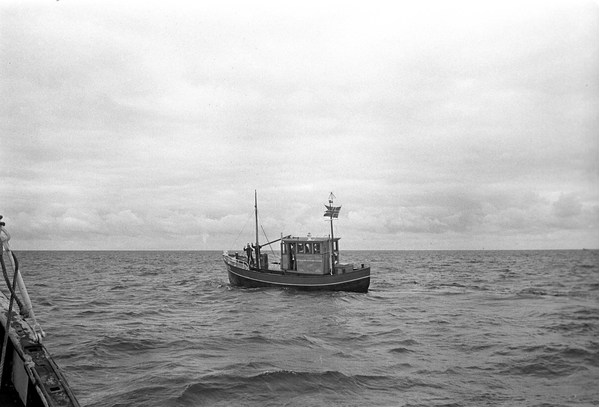 Serie. Dagbladets fiskekonkurranse "Gullfisk" i Mandal, Vest-Agder. Fotografert 1967.
