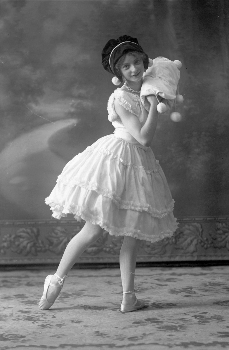 Portrett, ung pike danser ballett.