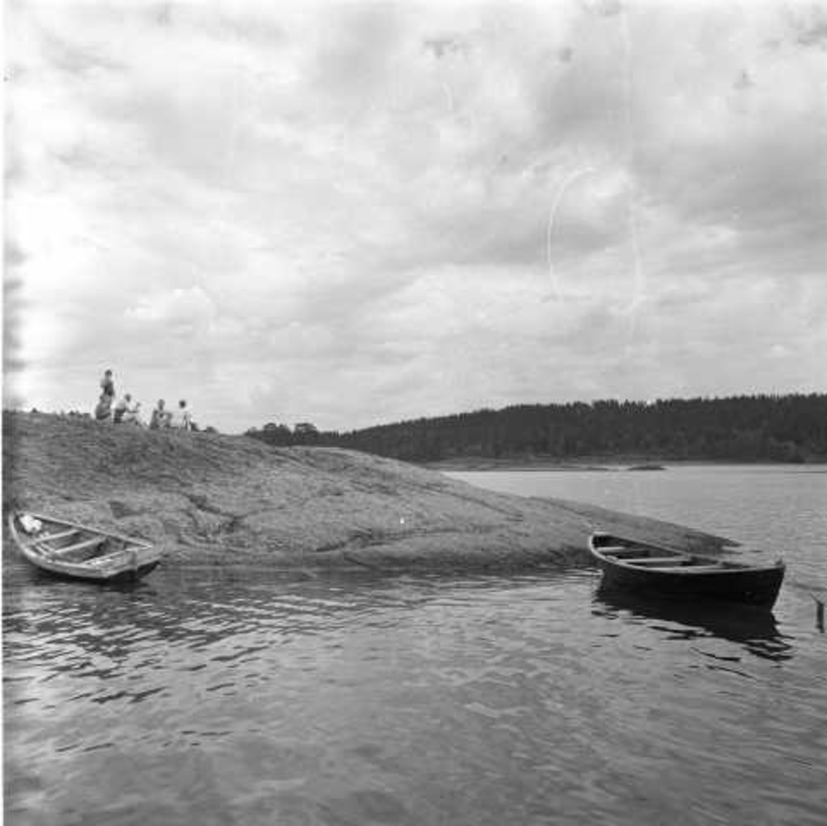 Fra Borøya, 1956. Ant. Tvedestrand, kan også være Søgne.