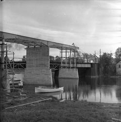 Lillestrøm, Skedsmo, Akershus, 03.06.1957. Bygging av Ræling