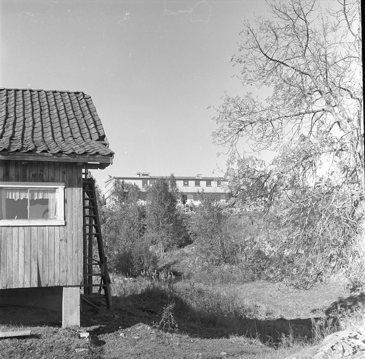 Vangen, Enebakk, Akershus, 01.10.1960. Skiforeningens sportshytte.