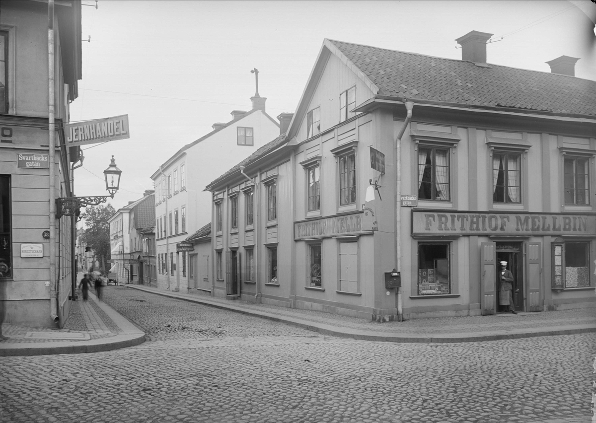 S:t Olofsgatan - Svartbäcksgatan, Dragarbrunn, Uppsala 1901 - 1902