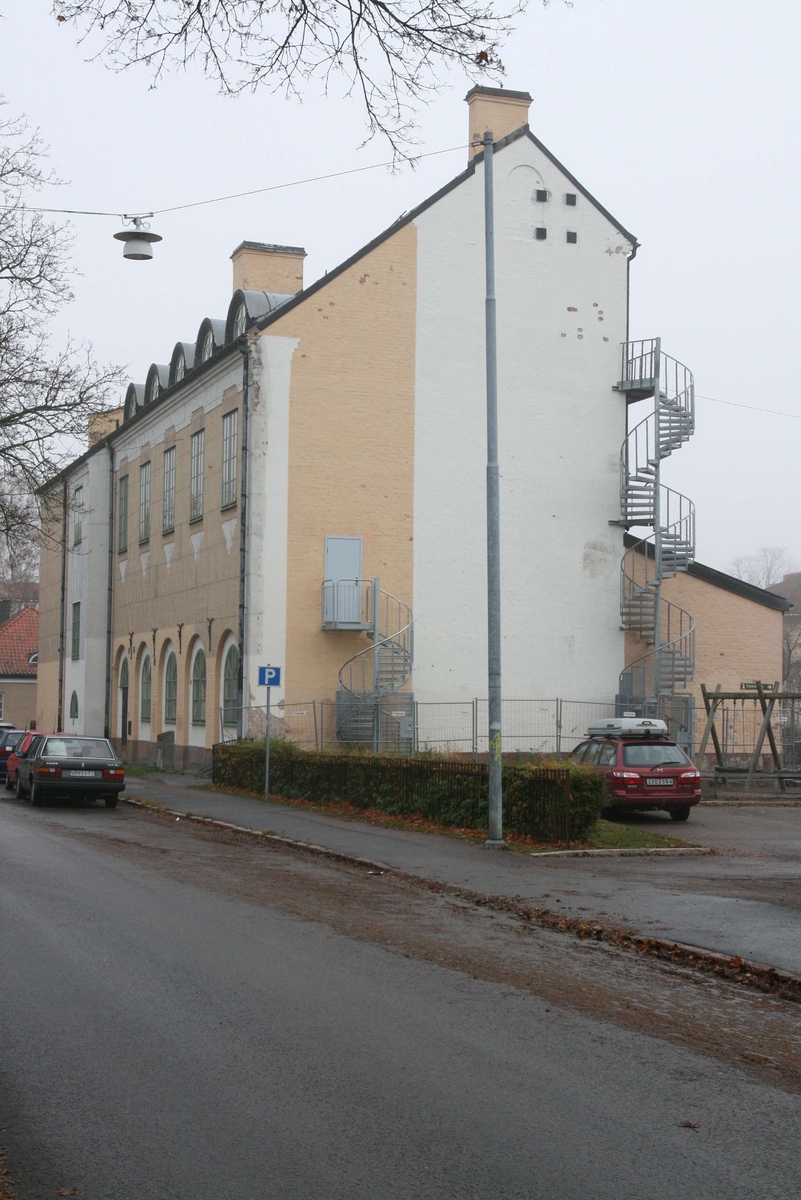 Sverkerskolan, annexet, vy från Ringgatan, kvarteret Sverker, Uppsala 2008