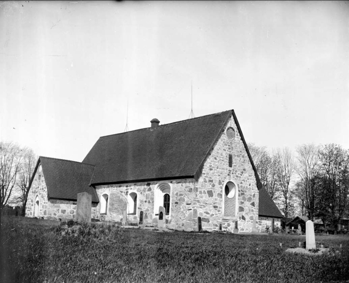 Frösunda kyrka, Frösunda socken, Uppland i maj 1919