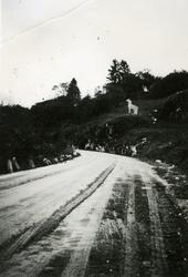 Reklameskilt for Blue Master sigaretter i Heddal.