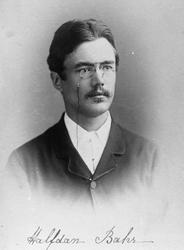 Portrett av misjonær Bahr fra Stavanger.