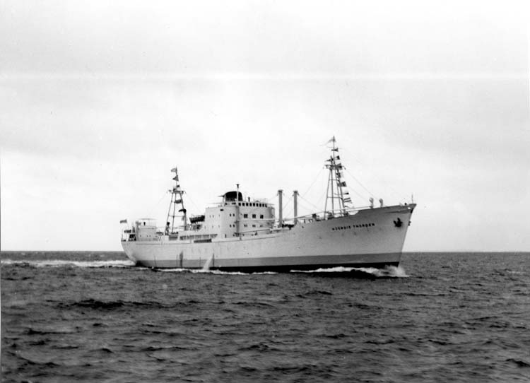 Fartyg 114 M/S Hjördis Thordén klar för leverans.