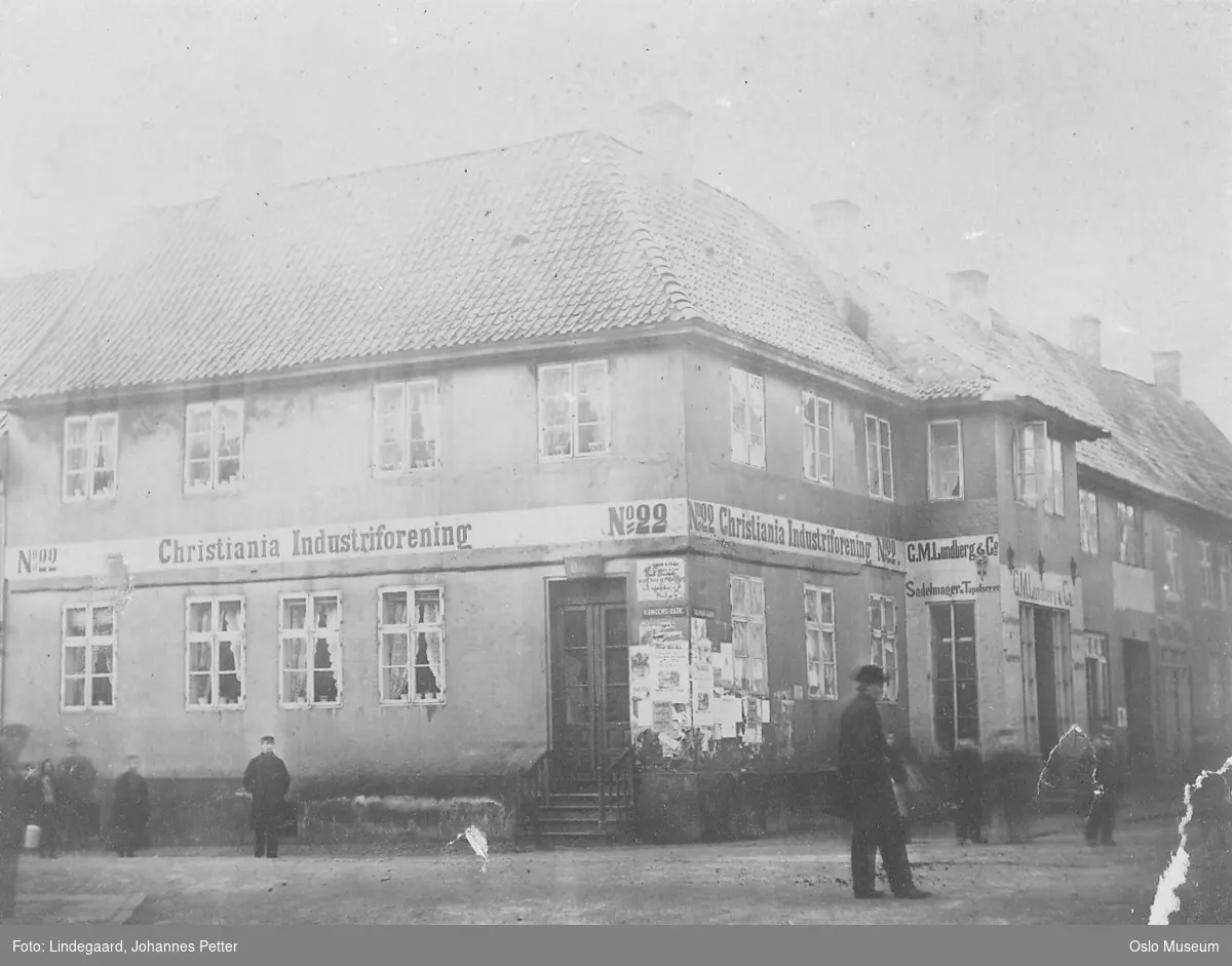 bygård, Christiania Industriforening, mennesker