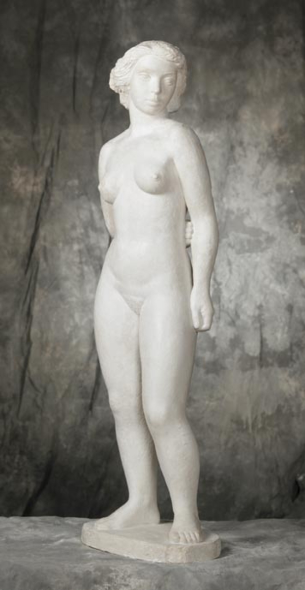 Kvinna, akt [Skulptur]