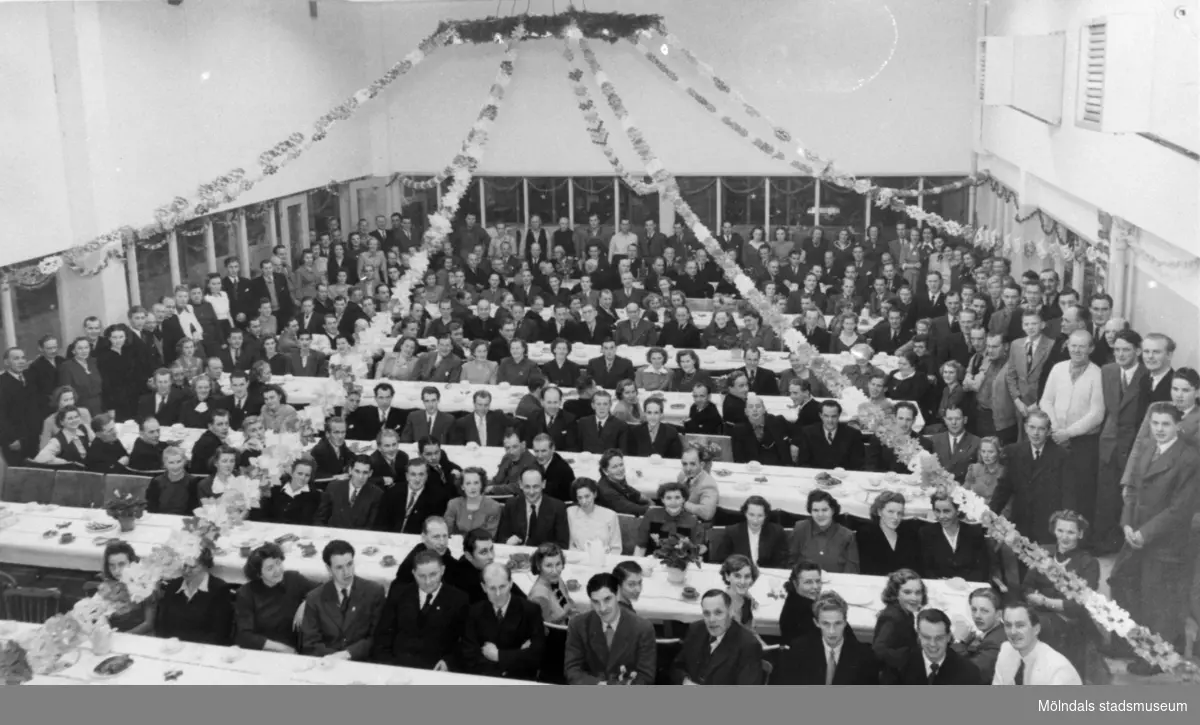 Luciafest för personalen vid August Werner 1949.