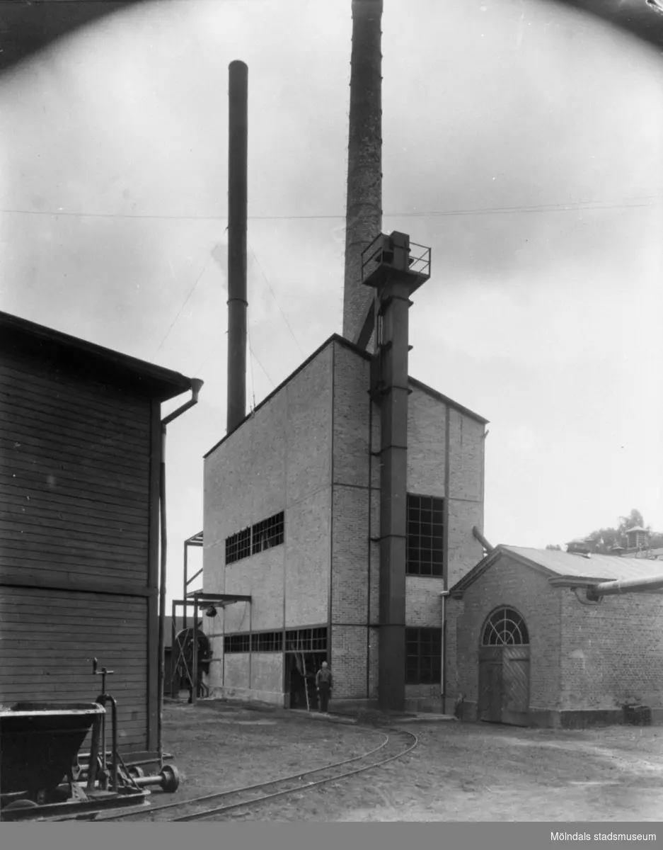 Panncentralen vid Krokslätts fabriker.