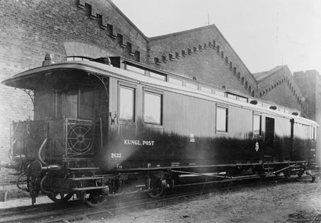 Järnvägspostvagn, litt. DF 03, 1920-talet
