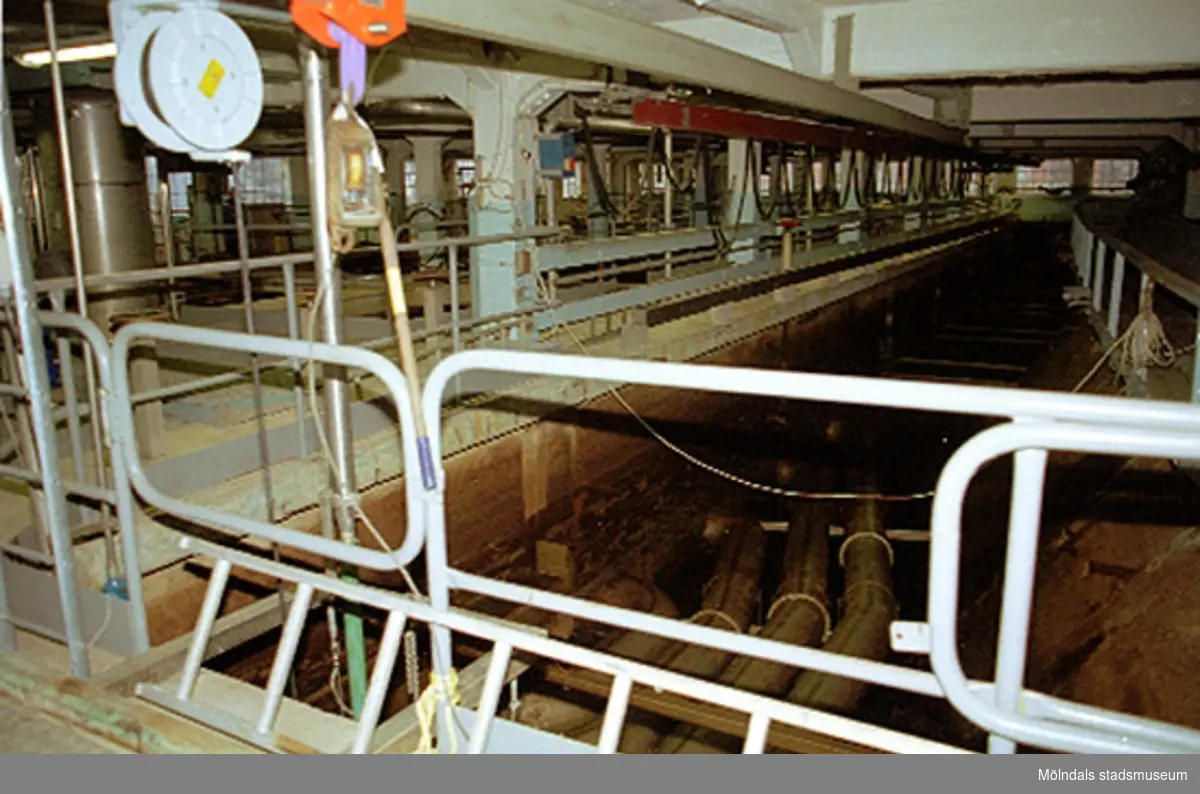 Vattenfilter för processvatten i vattenreningsanläggningen. Papyrusinventeringen 2001-11-06.