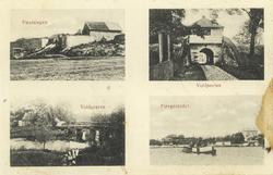 Fæstningen. Voldgraven. Voldporten. Færgestedet.