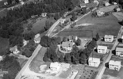 Oversiktsbilde over  Mysen i Eidsberg, flyfoto 20. august 19