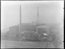 Eksteriørl fra Sarpsborg Pap og Papirindustri  i 1947-48.